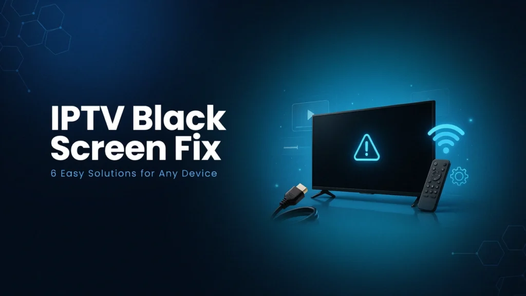 IPTV Black Screen Fix: 6 Easy Solutions for Any Device 1 IPTV Black Screen Fix: 6 Easy Solutions for Any Device