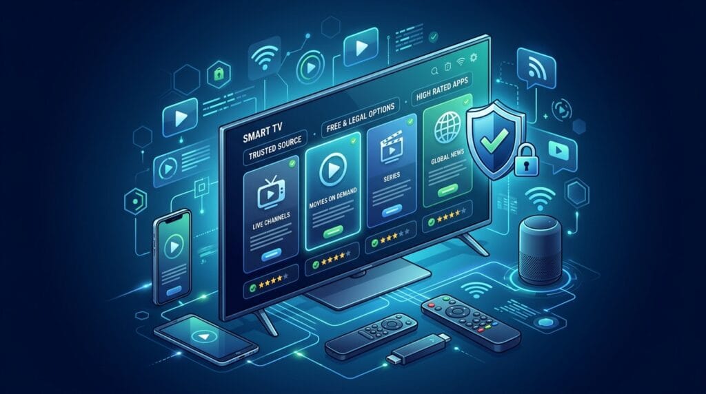 7 Best IPTV Apps for Smart TV 2026: Legal and Easy Options