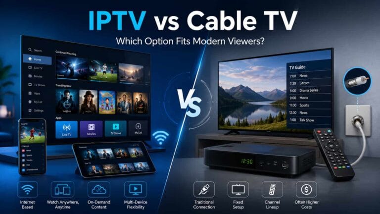 IPTV vs Cable TV: 7 Essential Differences for the Best Choice 2 IPTV vs Cable TV: 7 Essential Differences for the Best Choice