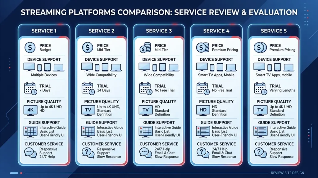 Best IPTV Providers USA 2026: Compare Reliable IPTV Services & Features 2 Best IPTV Providers USA IPTV provider comparison by price devices trial and streaming quality
