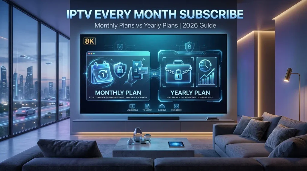 Premium IPTV Subscription Support for Every Device 2 IPTV Every Month Subscribe: Why Monthly IPTV Plans Are Safer in 2026